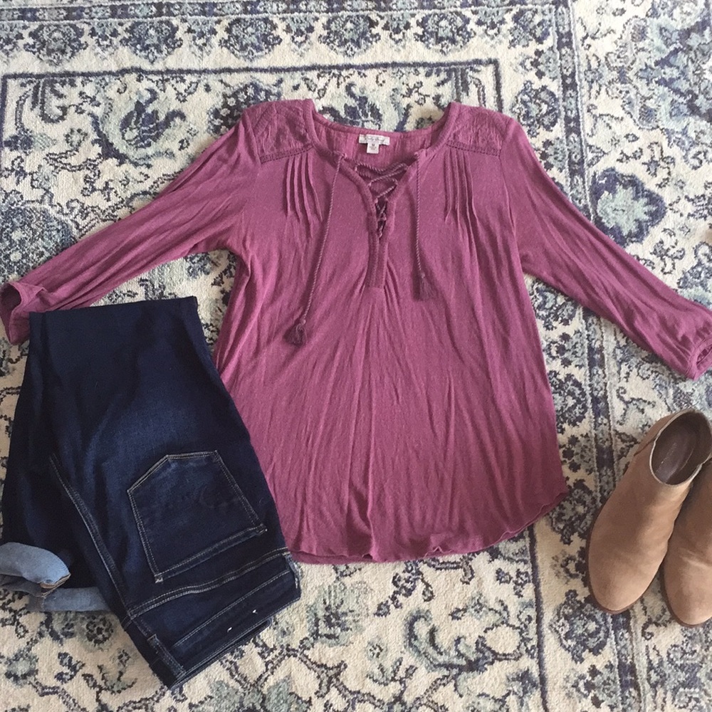 Lucky Brand Knit Blouse